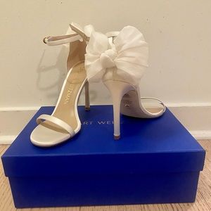 NUDISTSONG MESH BOW SANDAL